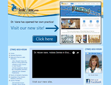 Tablet Screenshot of drnicolevane.com